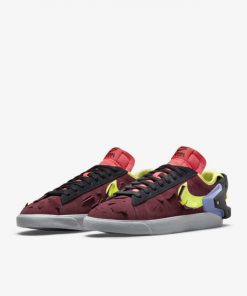 Alternative view of کتونی روزمره نایکی ACRONYM x Blazer Low Night Maroon