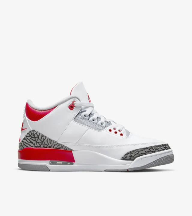 کتونی روزمره جردن Air Jordan 3 Retro Fire Red - Image 3