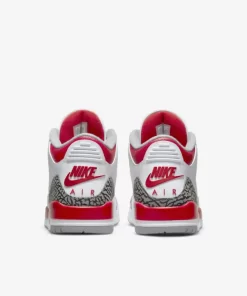 کتونی روزمره جردن Air Jordan 3 Retro Fire Red - Image 5