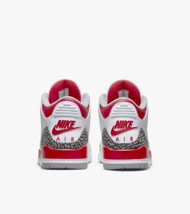 کتونی روزمره جردن Air Jordan 3 Retro Fire Red - Image 5
