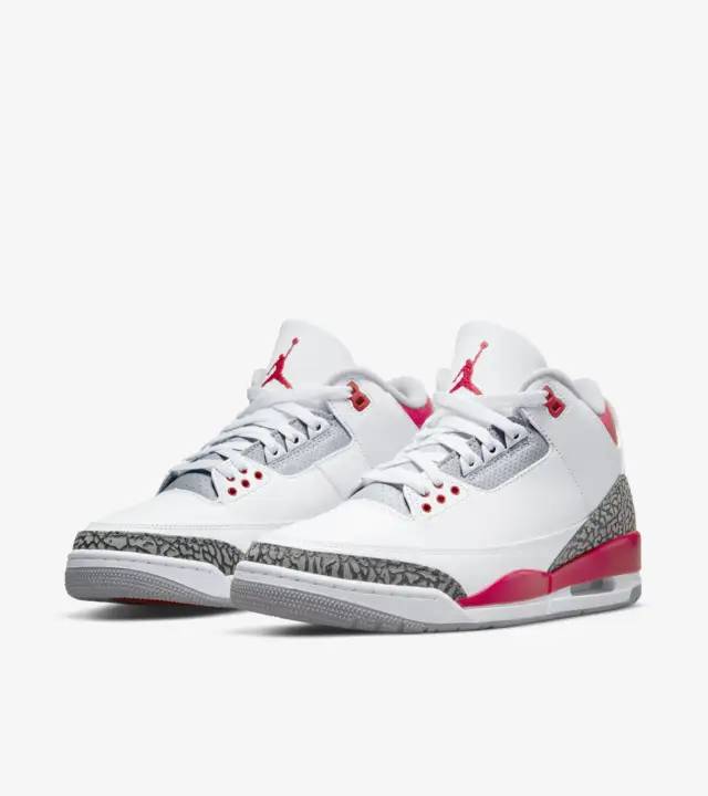 کتونی روزمره جردن Air Jordan 3 Retro Fire Red - Image 2