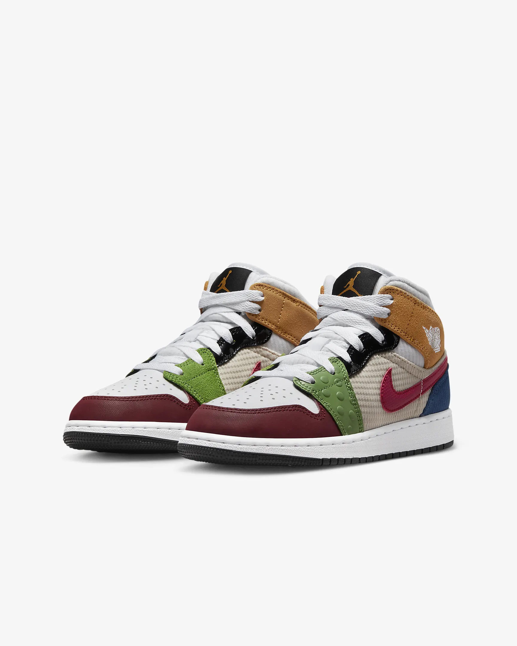 کتونی روزمره جردن Air Jordan 1 Mid GS - Image 2