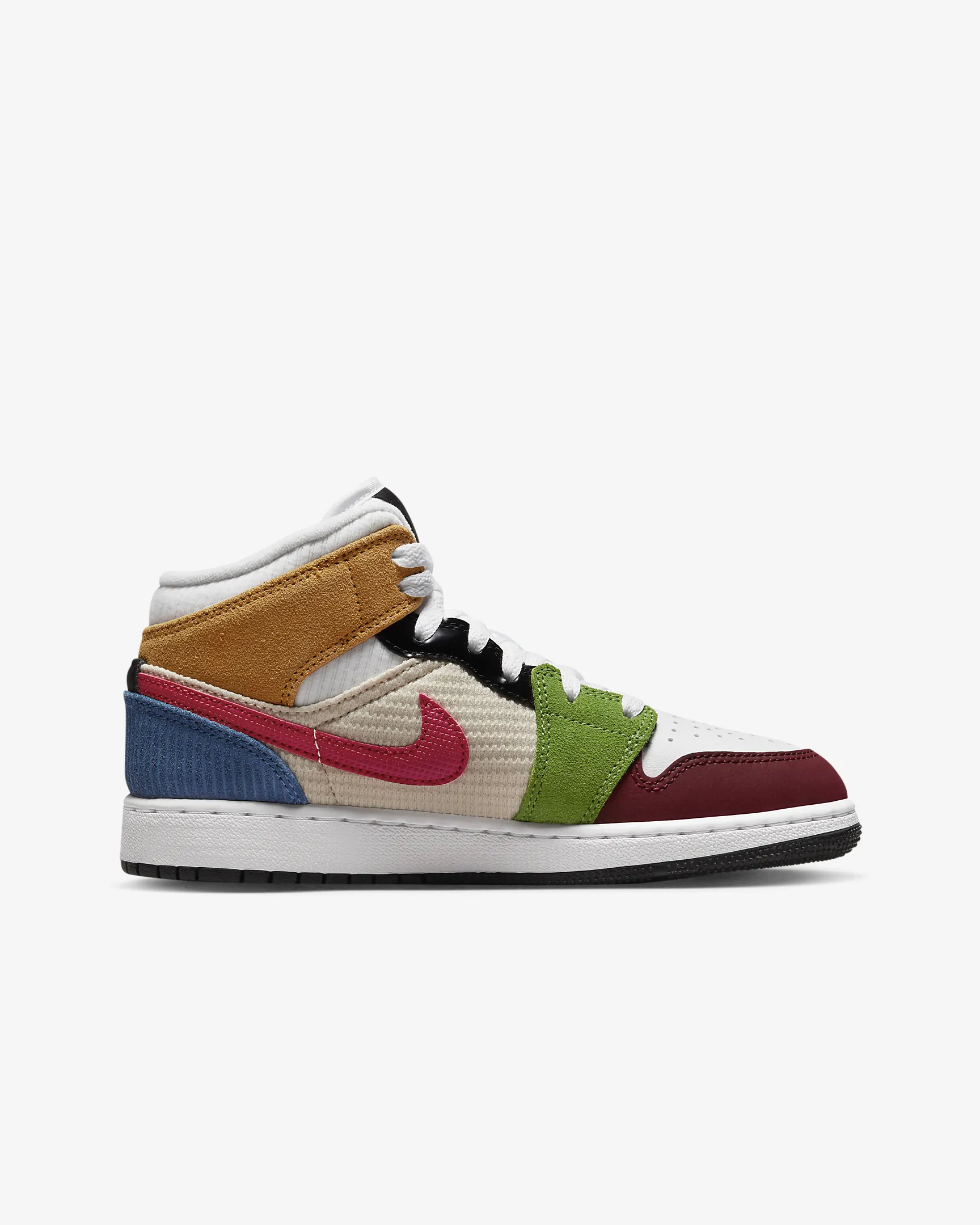 کتونی روزمره جردن Air Jordan 1 Mid GS - Image 3