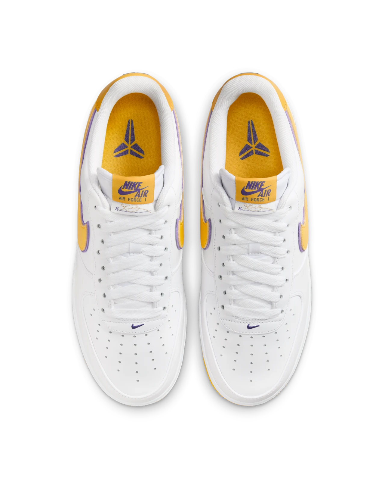 کتونی روزمره نایکی Kobe x Nike Air Force 1 Low Lakers Home - Image 5